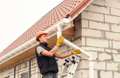 Pose et remplacement de gouttières à Meximieux
